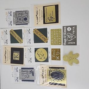 Brass Embossing Stencil Template